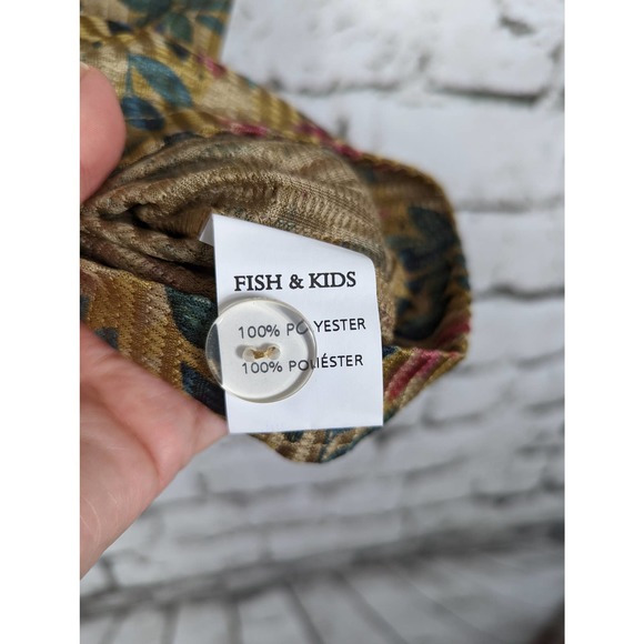 FISH & KIDS Retro Girl's Floral Midi Dress Spain (Euro 10-11 Yrs) US Large - Picture 8 of 8